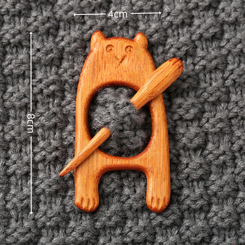 外贸热销Wooden Flower Daisy Pattern Brooch木制胸针送女孩礼物|undefined