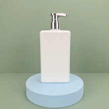 500mlPE塑料瓶扁方形瓶洗面奶瓶洗手液洁面乳瓶洗发水沐浴露瓶