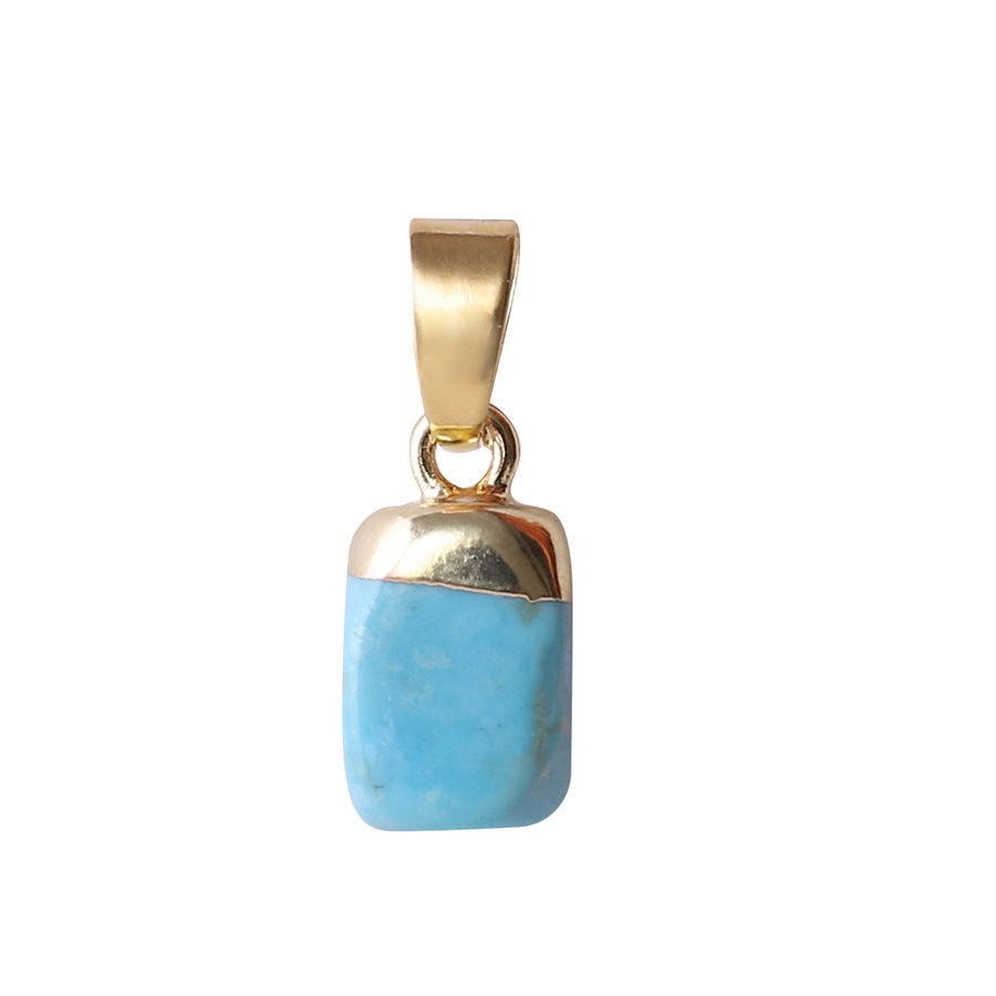 Turquoise, white