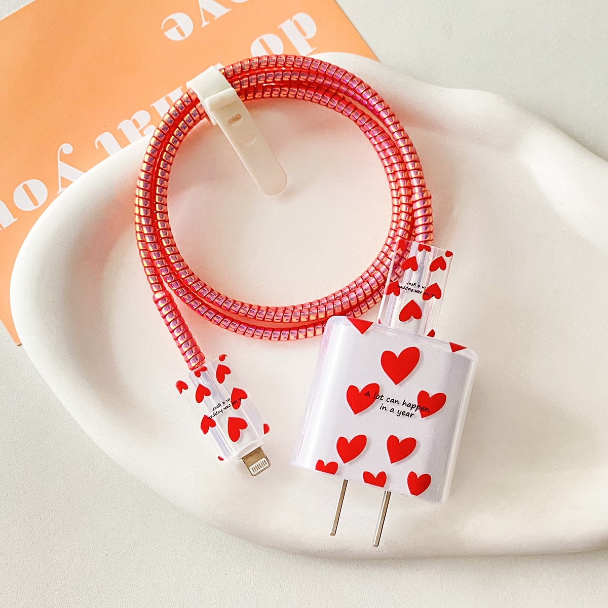 삼성 25w-Multiple Red Loves [블랙 버전]-헤드 커버 라인 커버 2 1 m 레이저 레드 로프