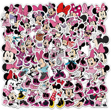 60张不重复粉米奇贴画行李箱书本手机儿童玩具涂鸦手账贴纸