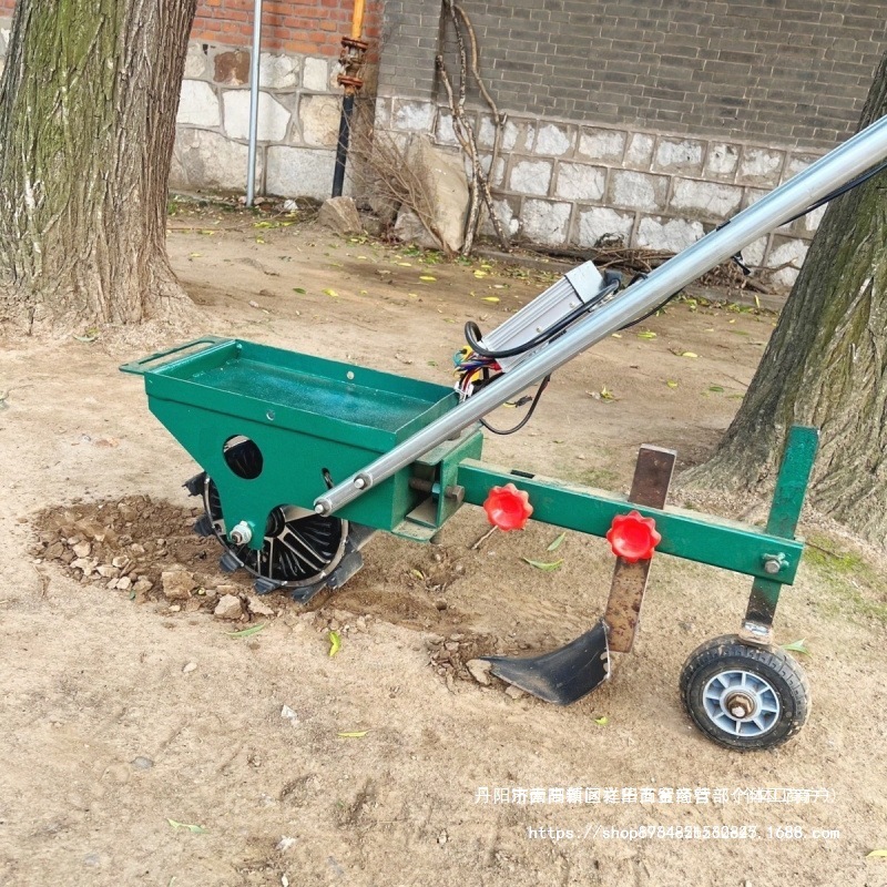新款电动开沟机多功能除草耘地开沟培土自走式开沟深浅可调