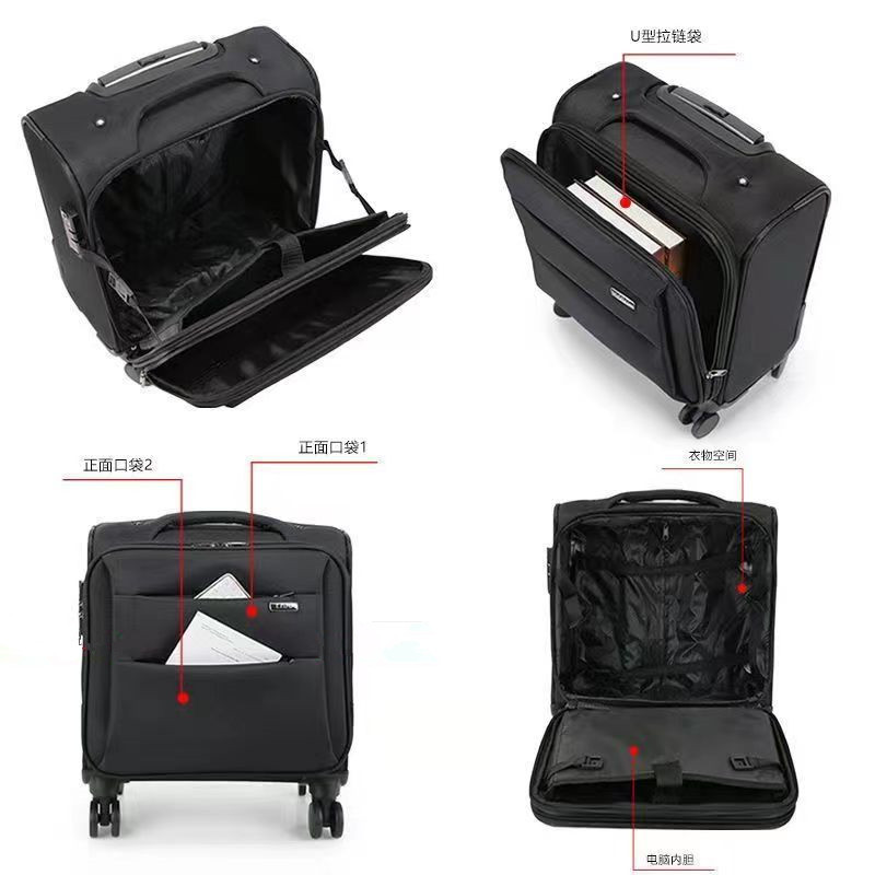 20*30*40 primavera y otoño aviación mini equipaje hombres y mujeres embarque caso ligero contraseña caso trolley caso entrega de una sola pieza