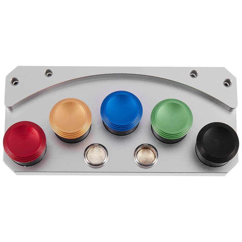 钟表工具 修表工具 五目五头油碟 银色平面金属五目手表维修油碟