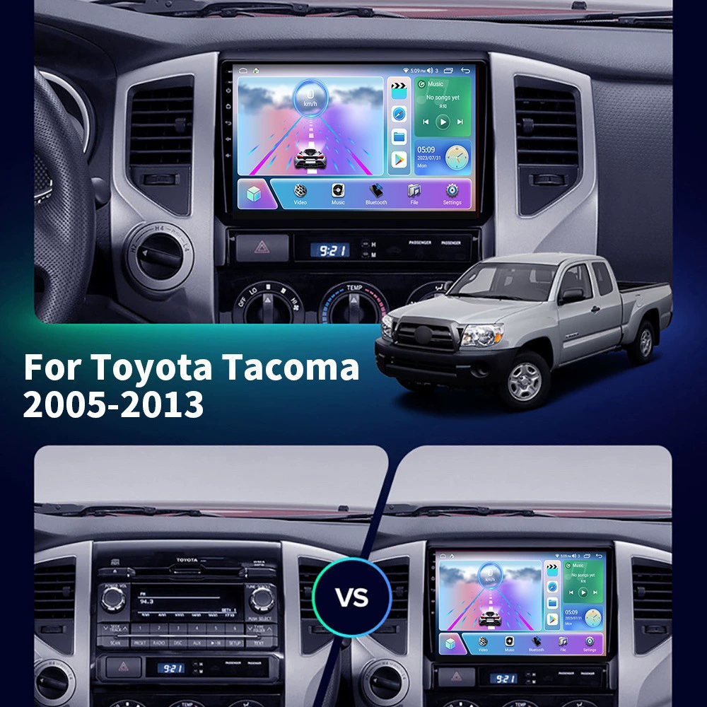 Кросс-б BORDER применимо к 05-13 Toyota Tacoma TACOMA Android мультимедийная навигация GPS с подключением к автомобилю