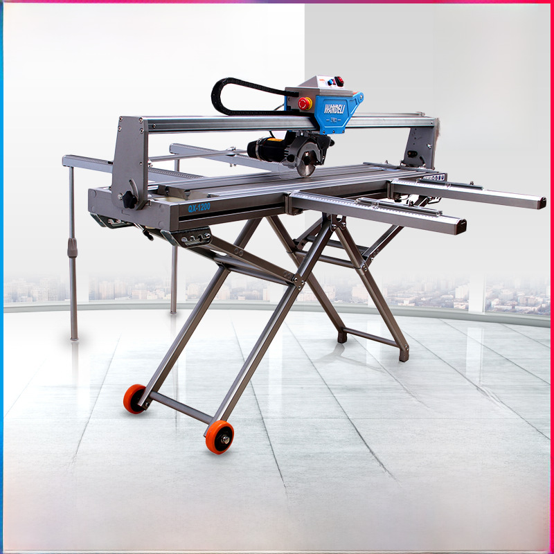 万德力台式多功能瓷砖切割机大理石切割45度倒角机岩板石材切割