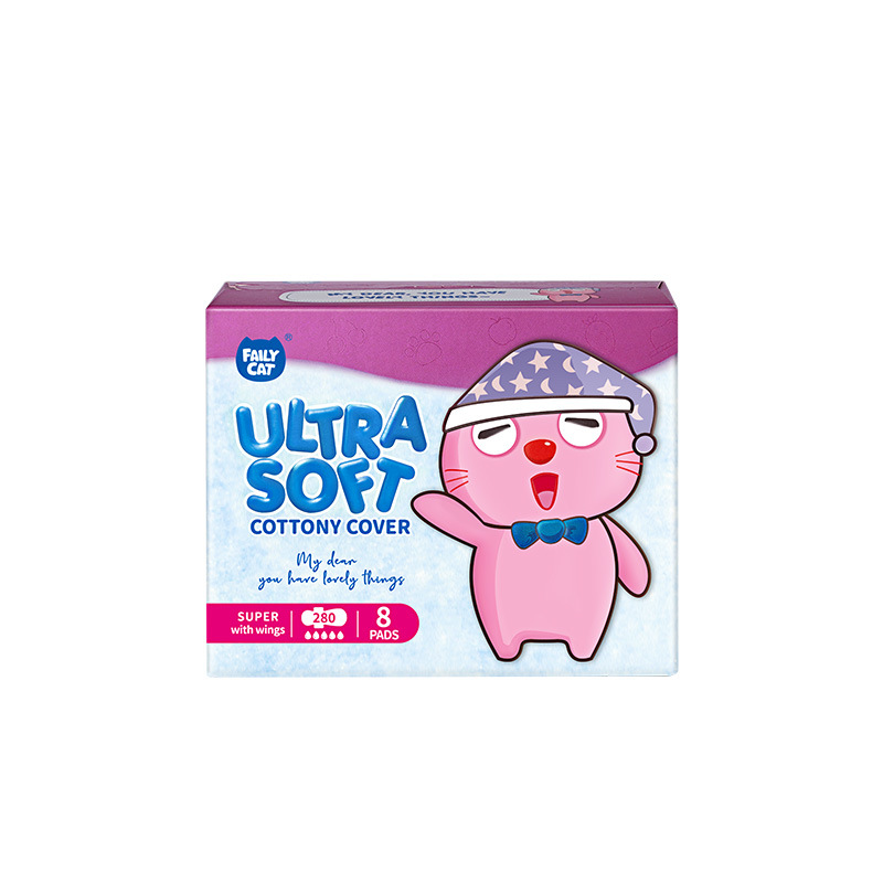 [China General Agent] Ma Xiaofei Pure Cotton Night Sanitary Napkin (280Mm/8P) Can Be Negotiated on Clearance