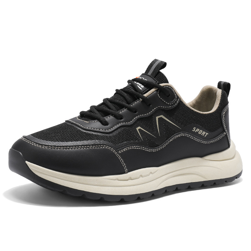 Zapatos transfronterizos para hombre, modelo nuevo 2026, venta al por mayor, calzado casual de suela blanda, estilo coreano, transpirable, deportivo para hombre