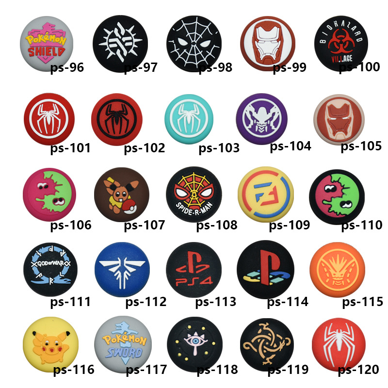 PS5/PS4 mango 3D gorras para manijas Juego de manijas funda de joystick gorras protectoras de teclas XBOX cabeza de hongo gorras de silicona