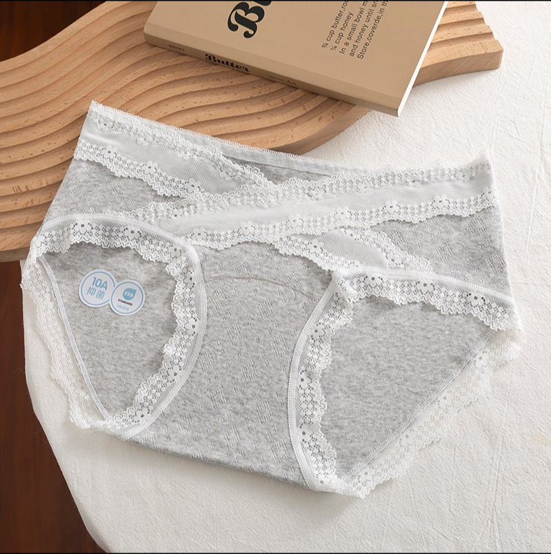 Dulce y puro viento ~ Bragas sexy transpirables, encaje femenino, bolso transpirable, nalgas, sin costuras, nalgas, calzoncillos para mujer