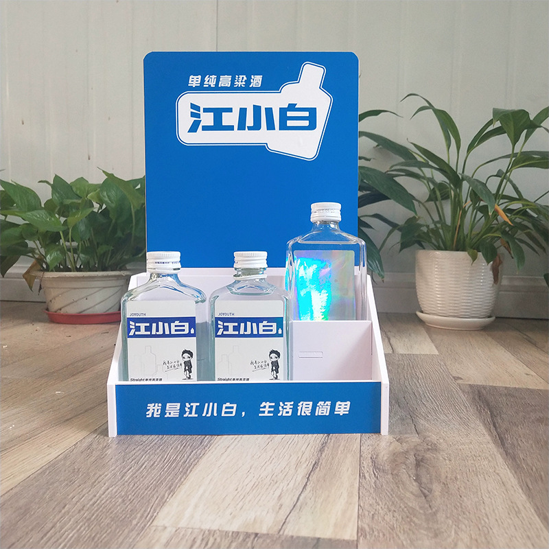 制作PVC安迪板小货架 共挤板陈列展示架 雪佛板组装商超陈列架盒