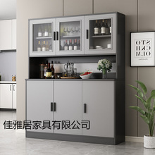 酒柜餐柜高柜客厅靠墙一体现代简约整体橱柜置物柜收纳边柜子收纳