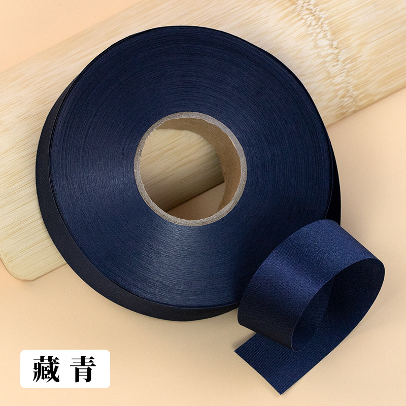 Cheongsam borde tira 2,5 cm tela de satén borde de corte oblicuo borde cinta de raso ropa de prensa tapeta Accesorios