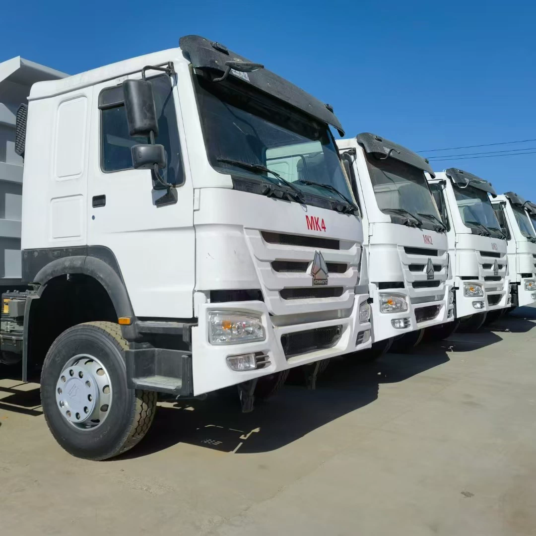 Экспорт тяжелых грузовиков Howo 371 с экологическим классом Евро-3, тягачей 6X4 и самосвалов 8X4