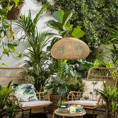 Southeast Asian Rattan Pendant Lights, Japanese Restaurant Pendant Light Customization, Homestay Tea Room Zen Retro Rattan Woven Handmade Lamp