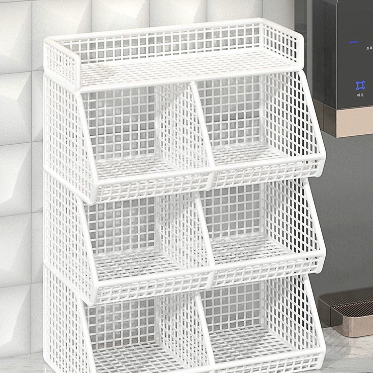 Настольный органайзер для хранения, стильная подставка для чайных пакетиков и кофе, трехъярусный шкаф для хранения закусок, оптовая продажа настольных органайзеров