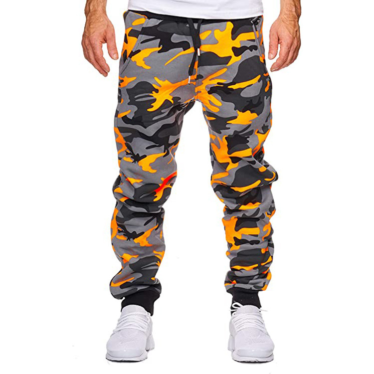 Cross Mirror Nuovo Autunno Inverno Vendita calda Uomo Casual Camouflage Vita media Alta elasticità Stampato Tessuto elasticizzato Spot Sport Pantaloni da jogging_voghion.com