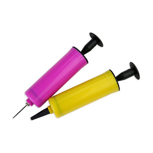 Color plastic pump, football/basketball/volleyball portable pump, metal/plastic pipe pump
