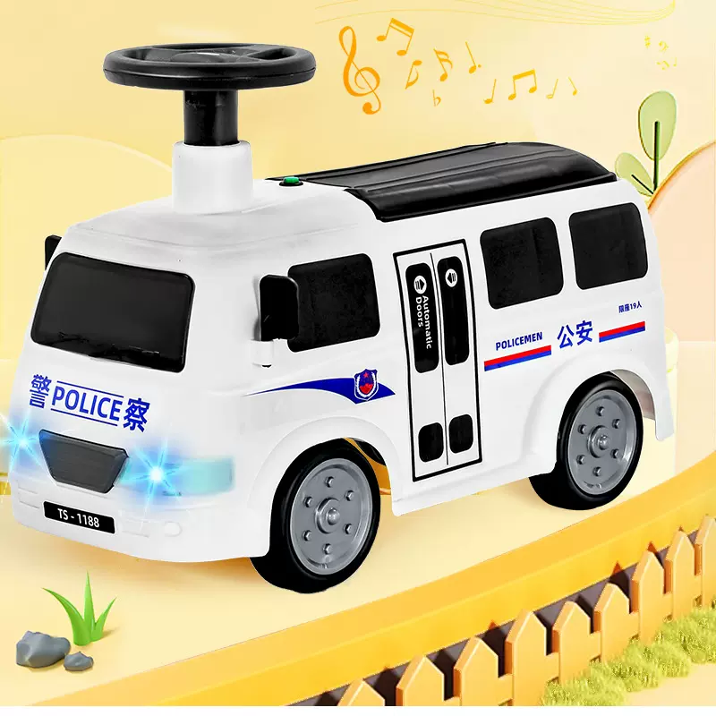 厂家现货儿童滑行车学步车幼儿音乐灯光宝宝溜溜车防侧翻批发四轮