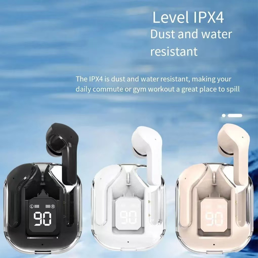 Nuevos productos transfronterizos transparentes Air31 auriculares Bluetooth XT16 fuente de música estéreo fábrica en stock image 4