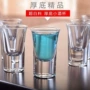 厚底直筒细长酒吧酒盅