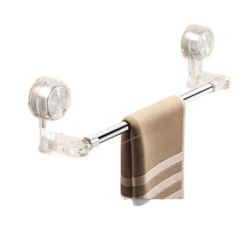 Vipper toallas de baño sin perforación de baño telescópico barra de toallas estante de almacenamiento de toallas de baño percha de almacenamiento de toallas de baño image 6