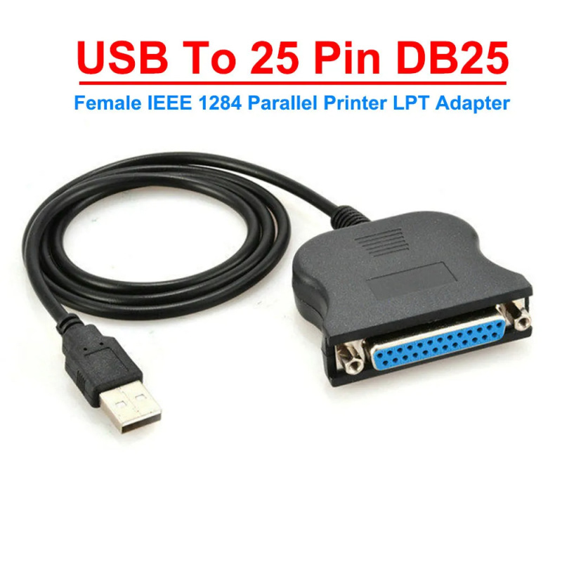 国境を越えて人気のあるUSB変換db 25穴並列プリンタ機器ケーブルUSB変換db 25シリアルケーブル|undefined