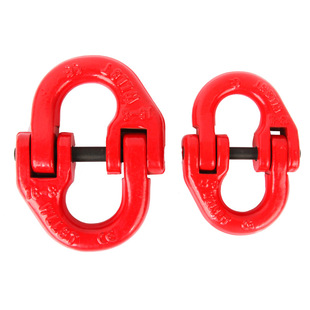 J8 Buckle Lifting Chain Connection Buckle 82g Ton 80 Sling Double Ring Buckle 3 Tons Ton Lifting 5 Alloy Steel Butterfly G3