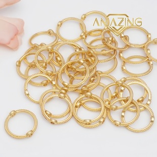 14K����/�ŷ���ɫ����Ȧ �A�h�^��Ȧ DIY����朶��h�������