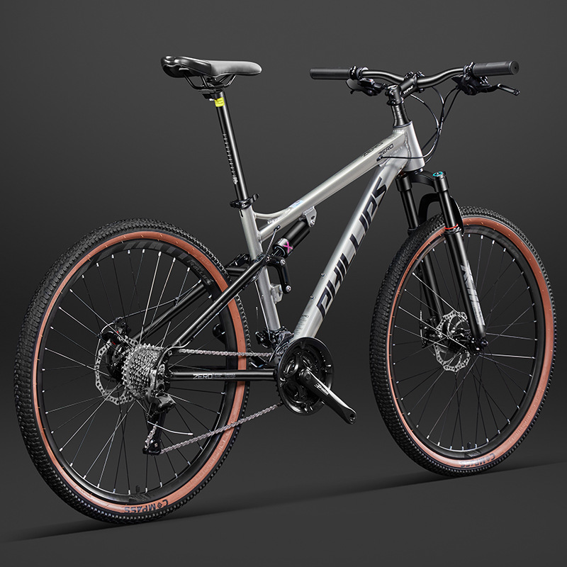 Philip Soft Tail Mountain Bike Bicycle Adult Men's Dual Shock Absorbing Variable Speed ​​Bicycle Youth Off-Road Racing