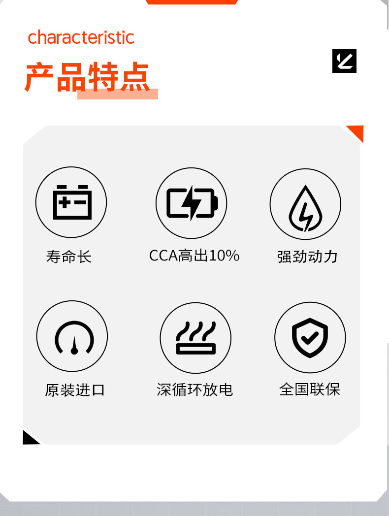Hantai battery car battery 12V70ah start-stop AGM70 for Buick Envision, Yinglang GL6, BMW 1/2 Series