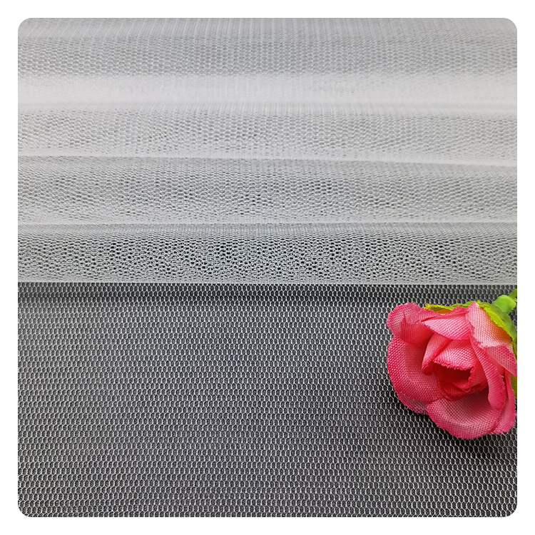 厂家直销 锦纶透明网 涤纶透明网服装婚纱辅料网纱