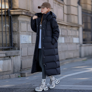 2025 Qu'Enna Women's down Jacket for Extreme Cold in Northeast China, Extra Thick, Extra Long, Harbin Winter New Style Coat