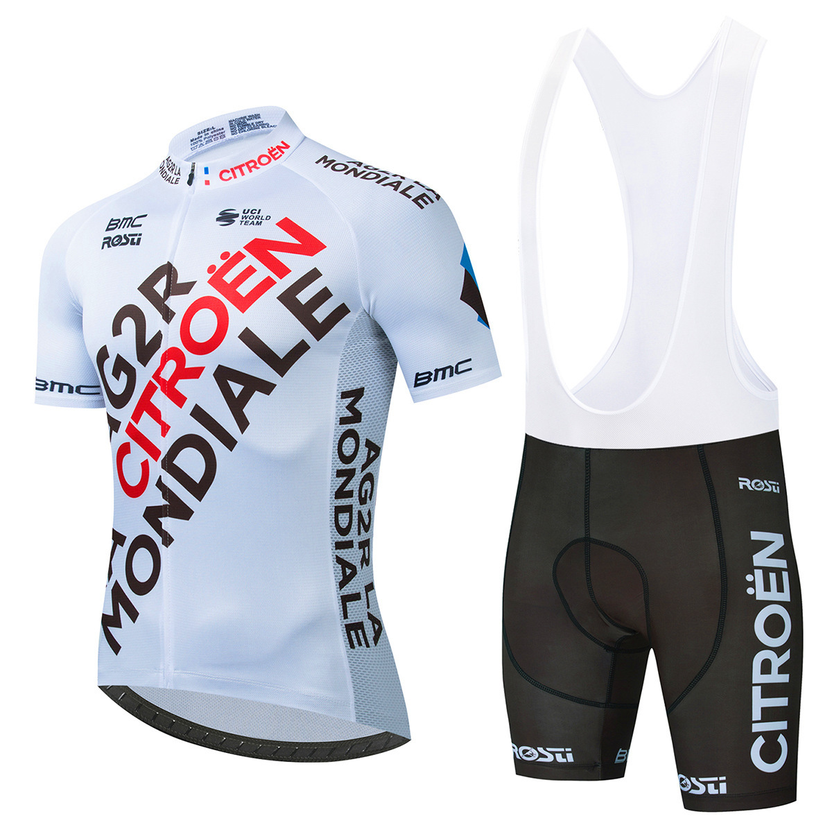 2021 nueva versión del equipo ropa de ciclismo manga corta traje los hombres y las mujeres bicicleta montaña ropa al por mayor disponible