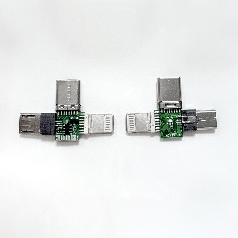 Three-in-one adapter integrated adapter USB type C connector three-in-one data board adapter