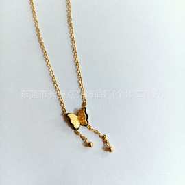 小众设计钛钢项链女简约时尚不掉色ins风项链合集爆款工厂价