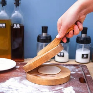 Wholesale Solid Wood Rice Dumpling Skin Press, Handmade Rice Dumpling Skin Press, Rice Dumpling Skin Mold, Household Dumpling Making