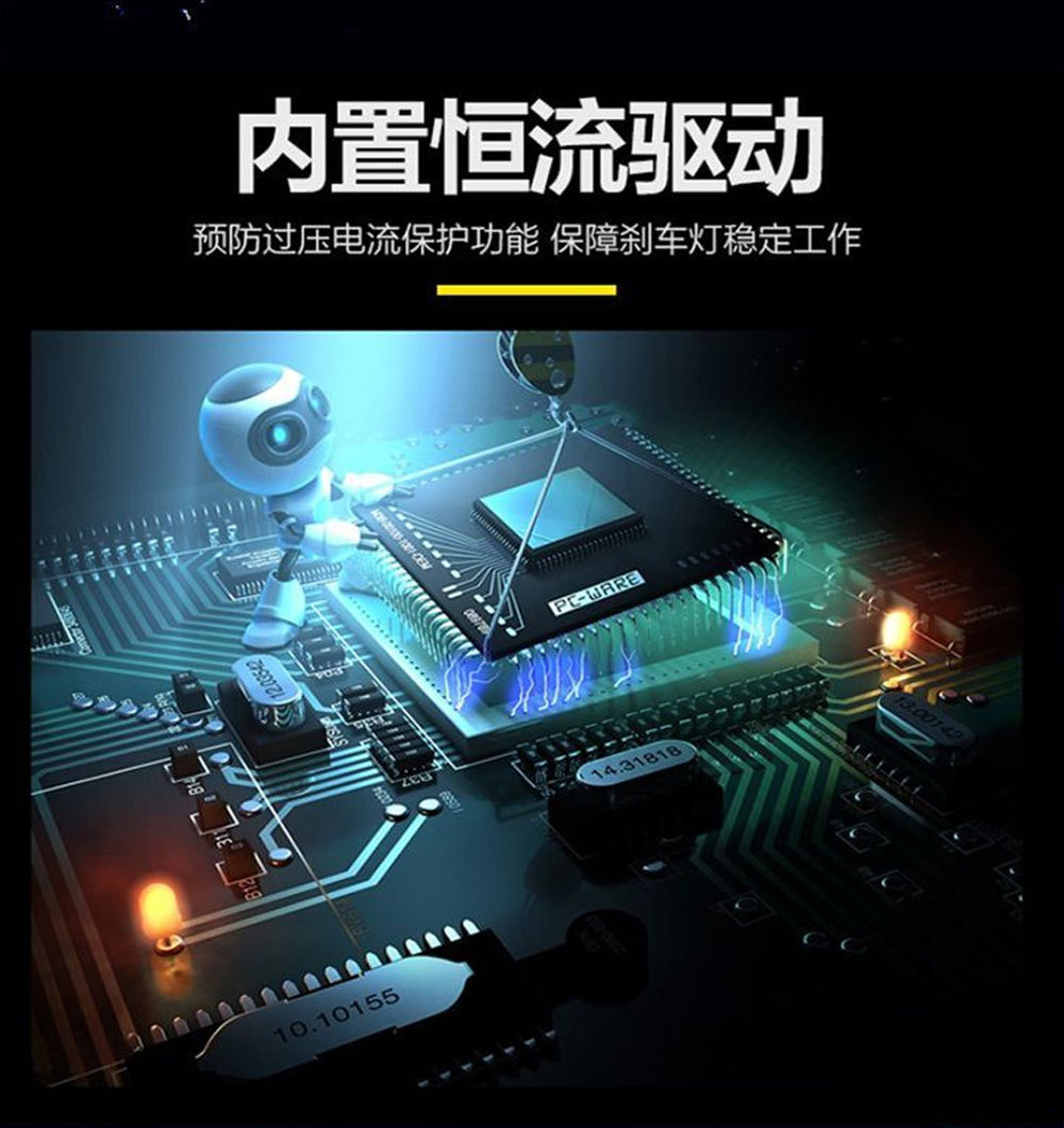 New car led eagle eye light 15W high power light truck fish eye light counterattack light large mirror daytime running light