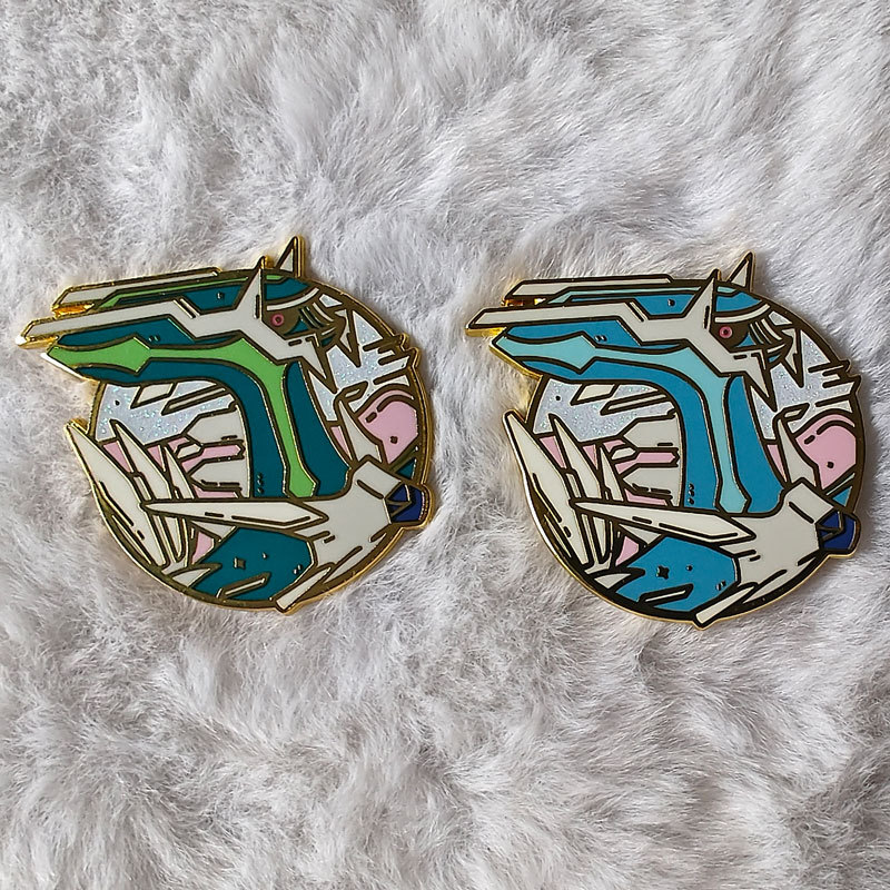 Pokémon Brooch, Pet Elf, Alien World Monster Elf, Metal Backpack Enamel Pin Decorative Badge