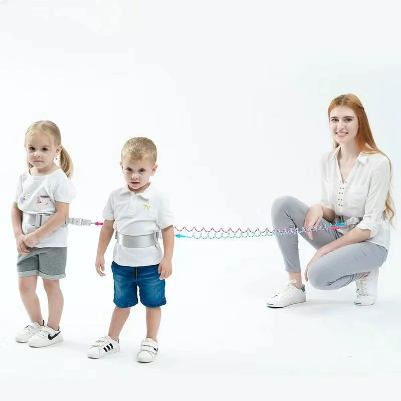 Детская веревка против потери, двойной детский ходунок, детский пояс для защиты от потери, тяговая веревка, детский защитный браслет против потери