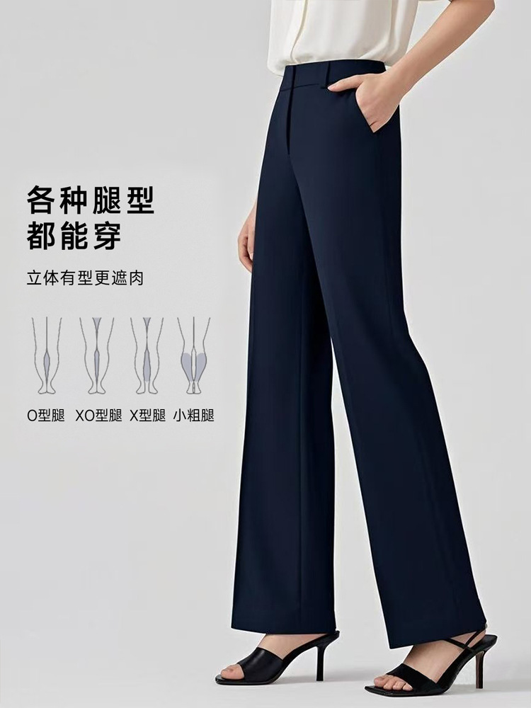 Quần culottes nữ ống rộng cạp cao dáng suông — Màu đen