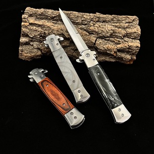 Yangjiang Outdoor Folding Knife Camping Survival Knife Sharp Self-Defense Sword Fish Car Knife Wilderness Tactical Mafia