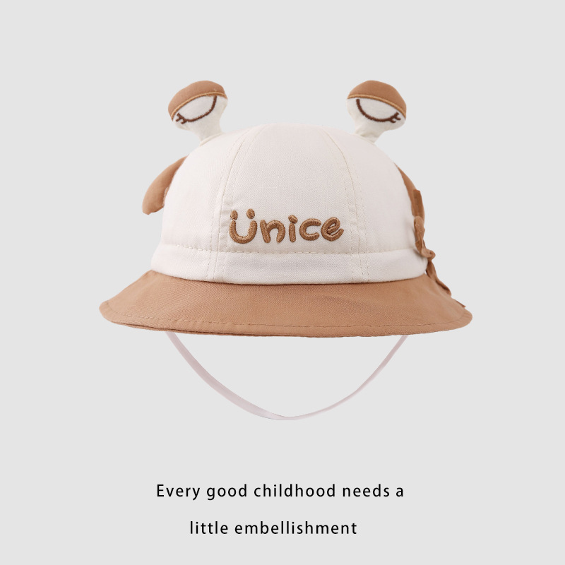 Sombrero para bebés primavera delgada sombrero solar para bebés primavera y otoño niños niñas lindos super bonitos sombreros de pescador