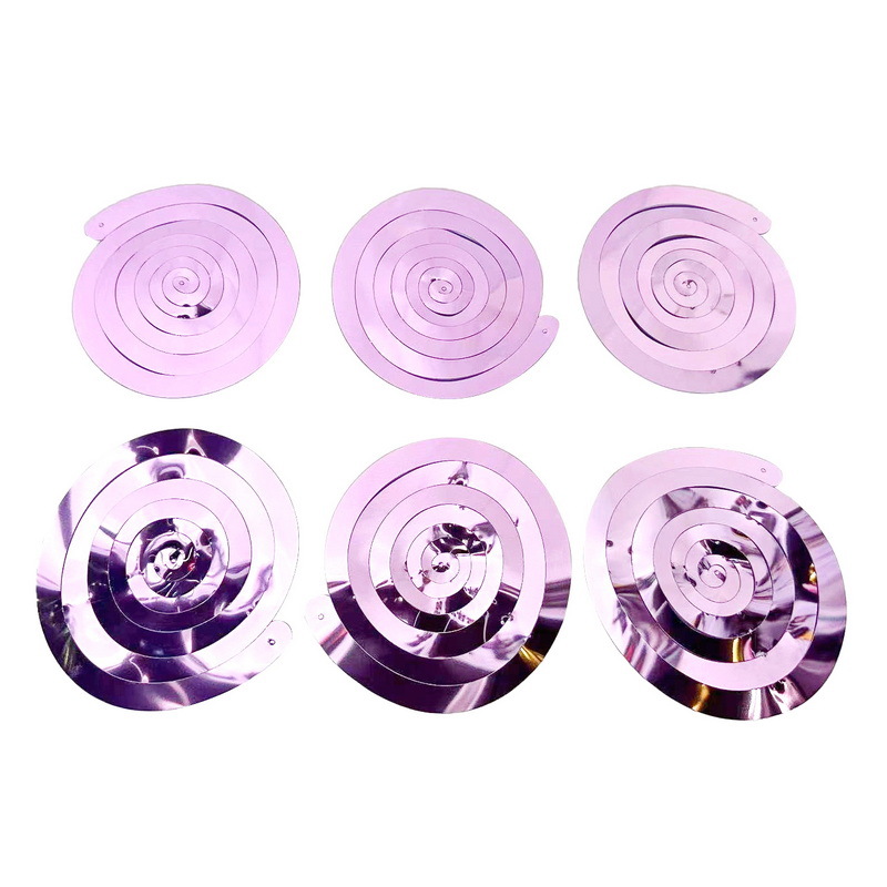 Vacaciones cumpleaños Navidad colgante decoración espiral PVC colgante decoración Garland ventana pasillo techo decoración al por mayor