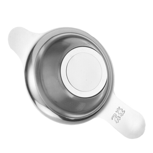 304 stainless steel laser filter mesh duck bill double ear tea drain tea filter household tea making accessories
