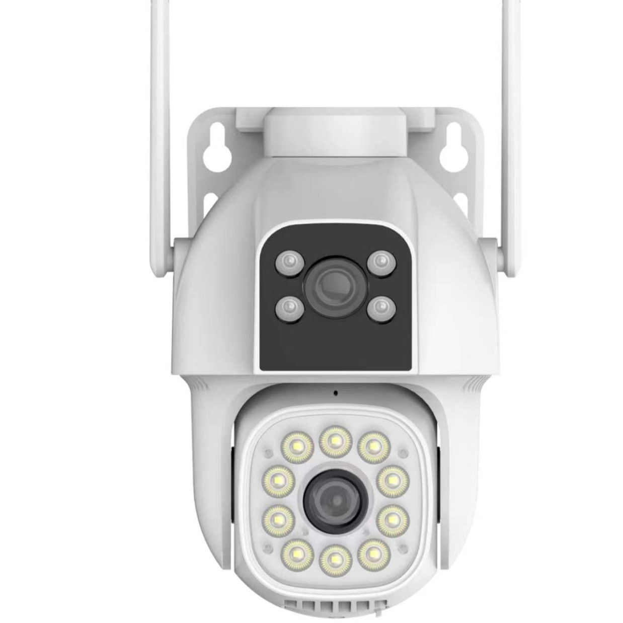 Cámara al aire libre de alta definición, visión nocturna, monitor remoto, monitoreo de doble lente, cámara inalámbrica inteligente wifi