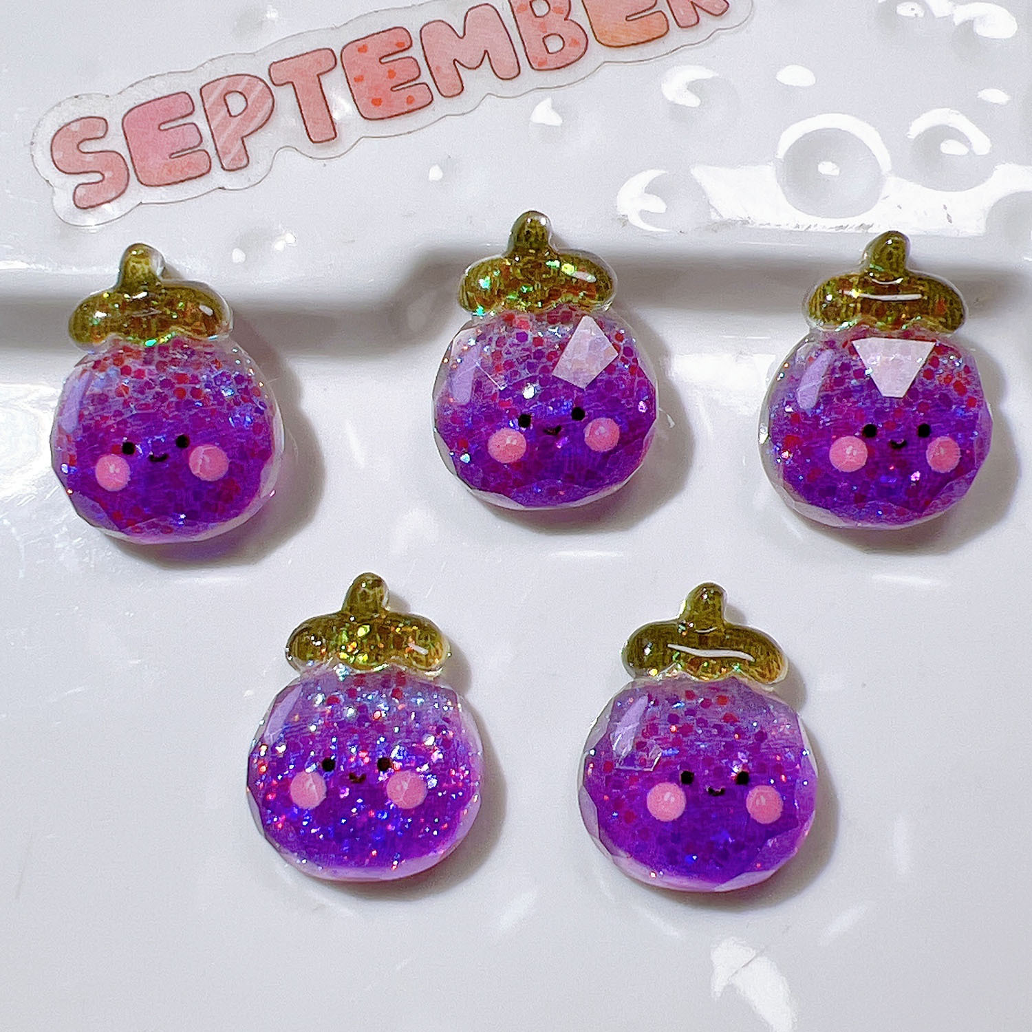 樹脂部品卸売りdiy手作りアクセサリー靴花子供頭飾りクリップ玩具abゴム夜光トウモロコシ