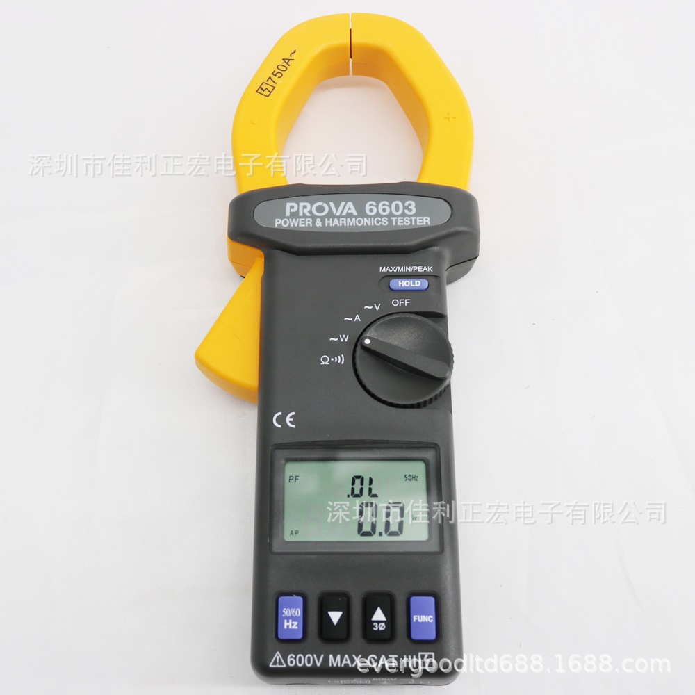 PROVA-6603交流电力及谐波分析仪三相钳式电力计