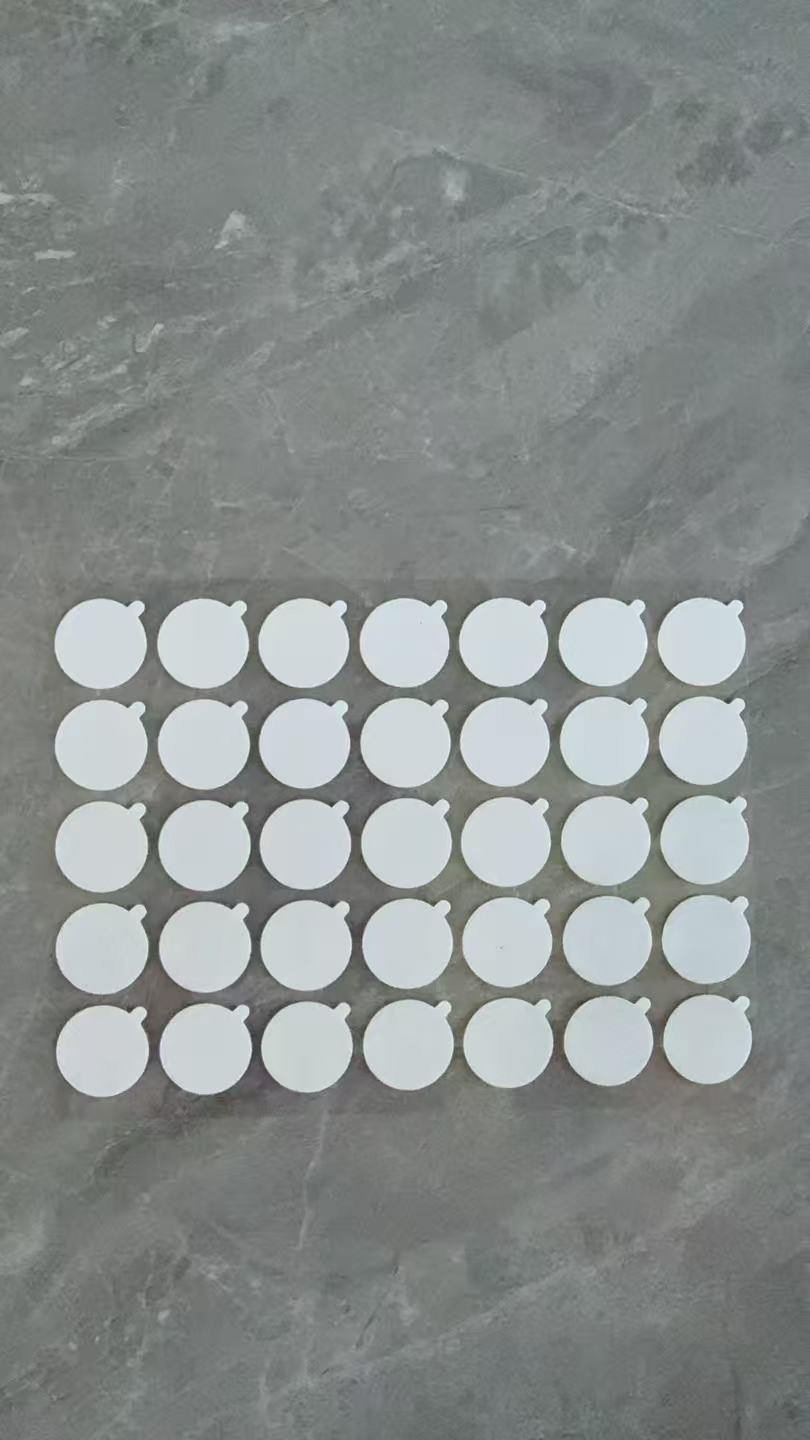 투명 손잡이 원형 20*20*1mm (35개/장)