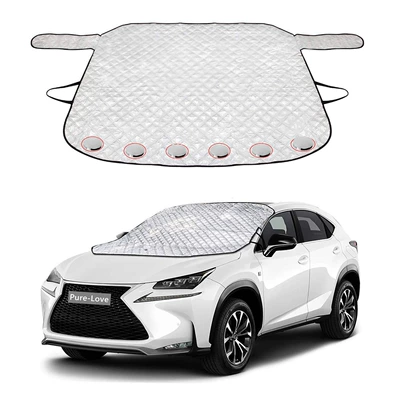 Cross-border car snow shield front windshield snow shield car dust-proof sunshade winter frost-proof frost-proof snow-proof cover (Car snow shield)